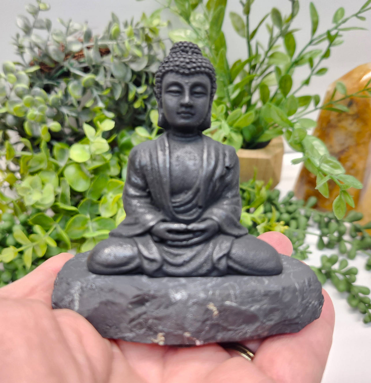 Shungite Buddha Figurine