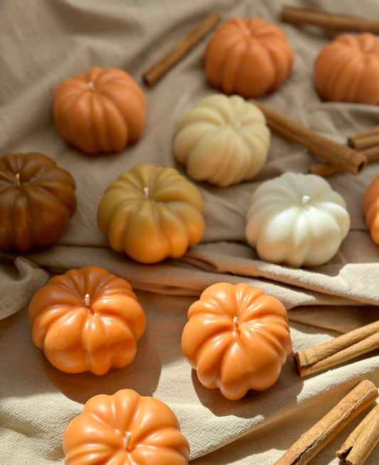 Spiced Pumpkin Sculpture Candle
