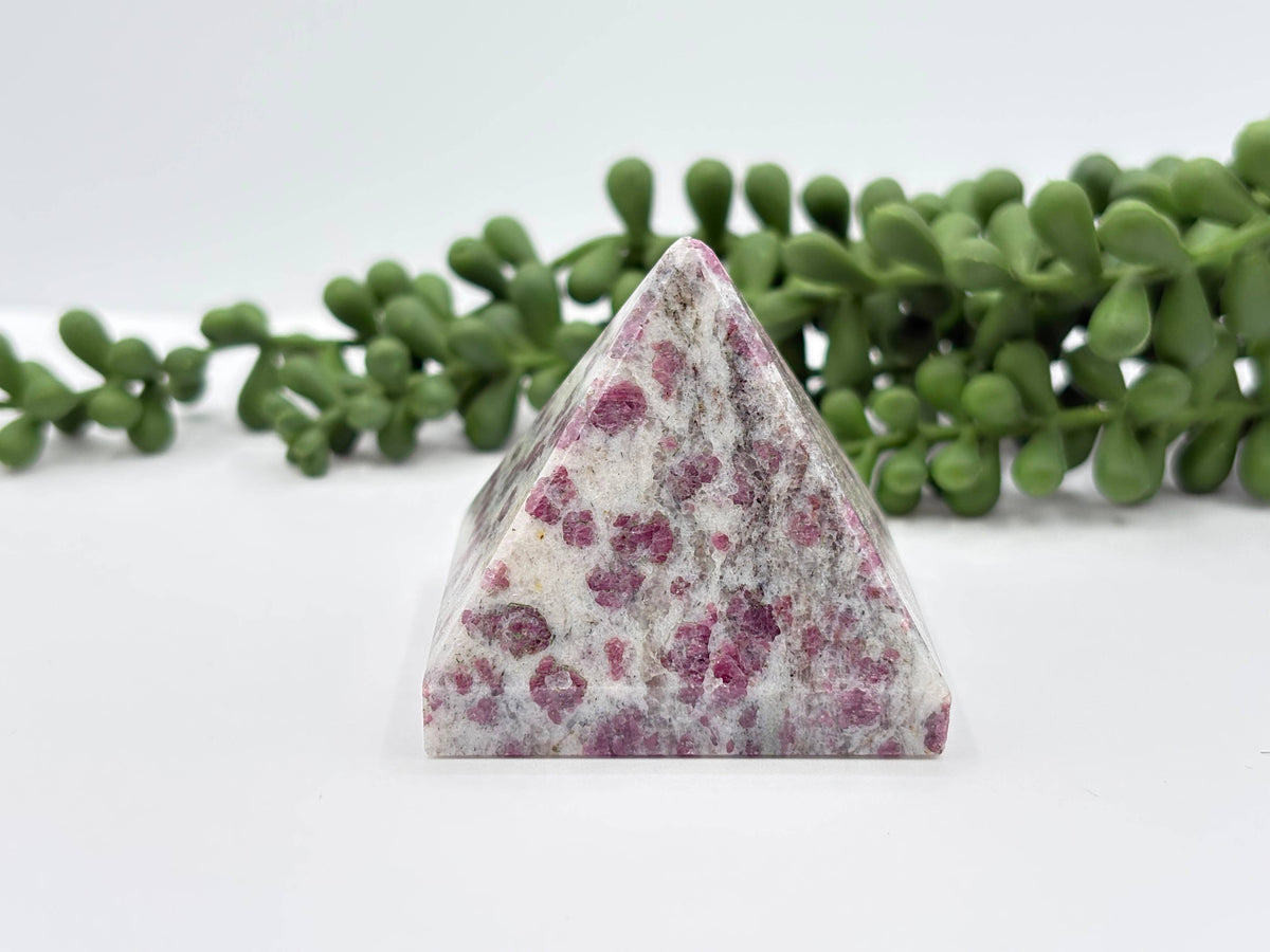 Pink Tourmaline Pyramid