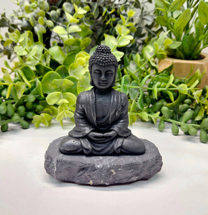 Shungite Buddha Figurine