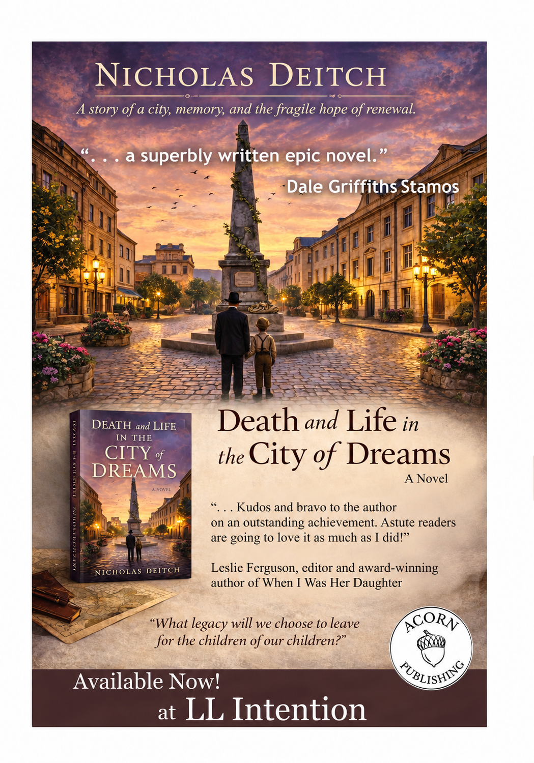 Death And Life in the City of Dreams by Nicholas Deitch - Signed Copy