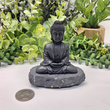 Shungite Buddha Figurine
