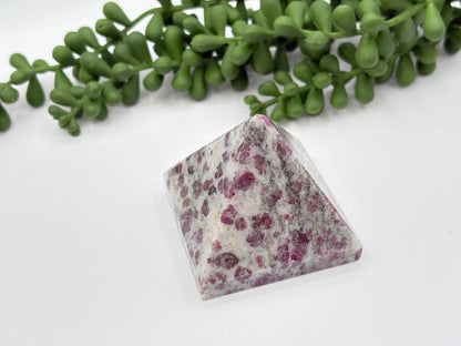 Pink Tourmaline Pyramid